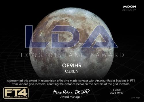 OE9IHR-LDA-MOON FT4DMC