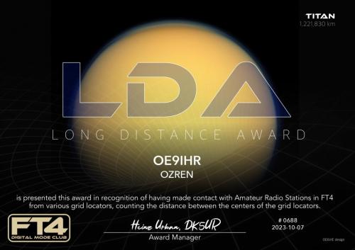 OE9IHR-LDA-TITAN FT4DMC