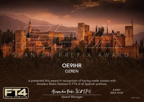 OE9IHR-SPA-SPA FT4DMC