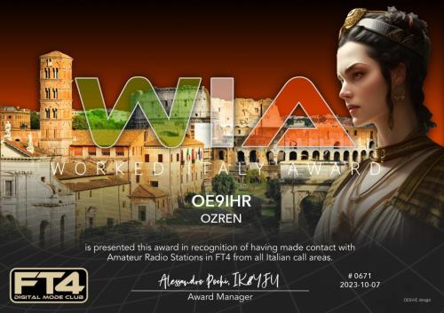 OE9IHR-WIA-WIA FT4DMC