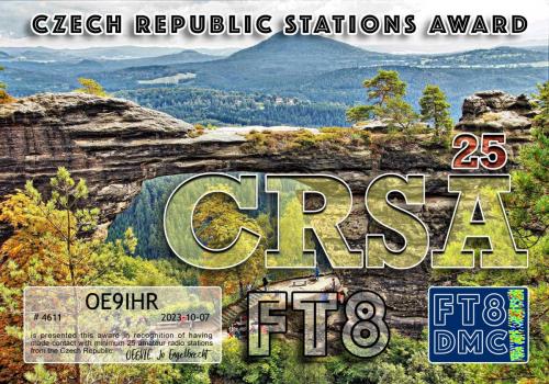 OE9IHR-CRSA-II FT8DMC