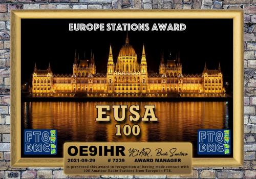OE9IHR-EUSA-100 FT8DMC