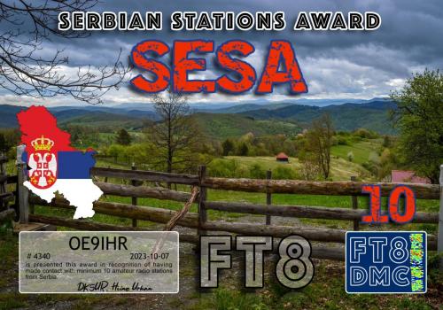 OE9IHR-SESA-III FT8DMC