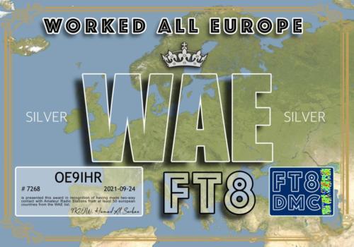 OE9IHR-WAE-SILVER FT8DMC