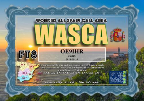 OE9IHR-WASCA-WASCA FT8DMC