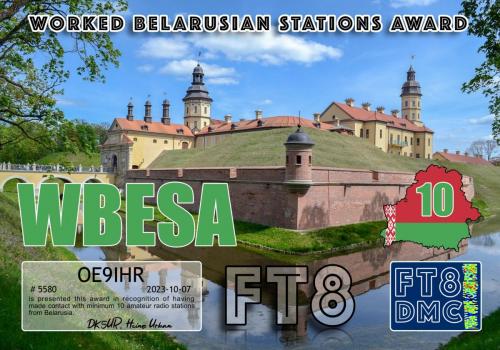 OE9IHR-WBESA-III FT8DMC