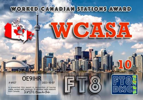 OE9IHR-WCASA-III FT8DMC