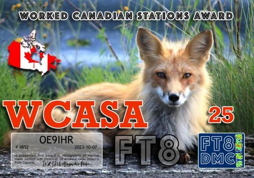 OE9IHR-WCASA-II FT8DMC