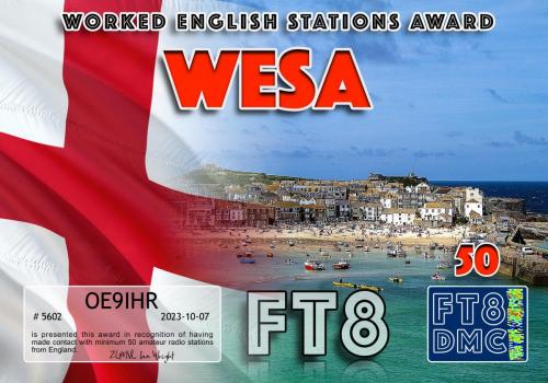 OE9IHR-WESA-I FT8DMC