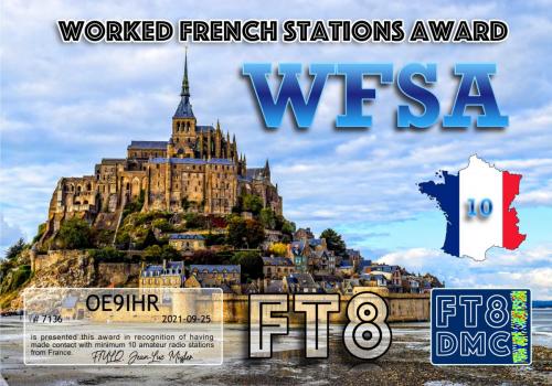 OE9IHR-WFSA-III FT8DMC