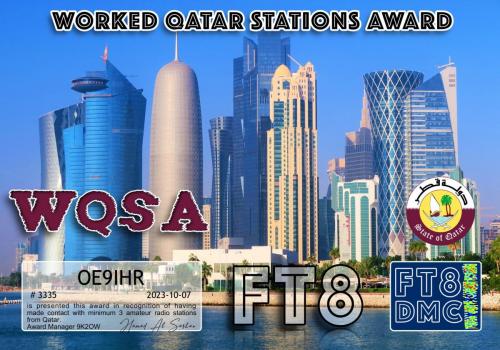 OE9IHR-WQSA-WQSA FT8DMC
