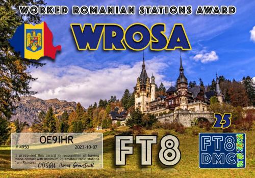 OE9IHR-WROSA-II FT8DMC