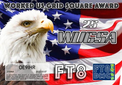 OE9IHR-WUGSA-25 FT8DMC