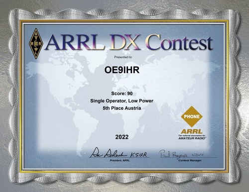 ARRL DX SSB 2022
