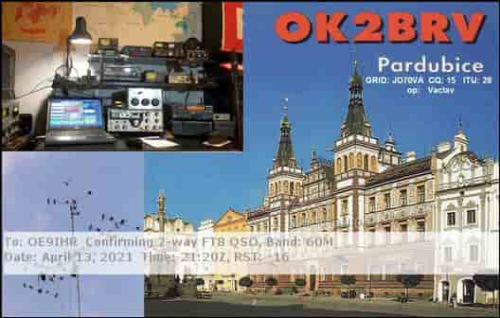 Callsign=ok2brv VisitorCallsign=OE9IHR QSODate=2021-04-13 21 20 00 0 Band=60M Mode=FT8