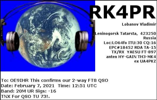 Callsign=RK4PR VisitorCallsign=OE9IHR QSODate=2021-02-07 12 51 00 0 Band=20M Mode=FT8