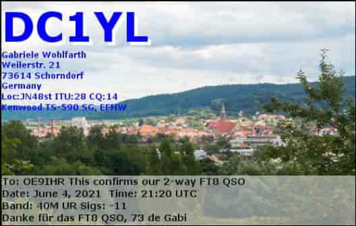 Callsign=DC1YL VisitorCallsign=OE9IHR QSODate=2021-06-04 21 20 00 0 Band=40M Mode=FT8