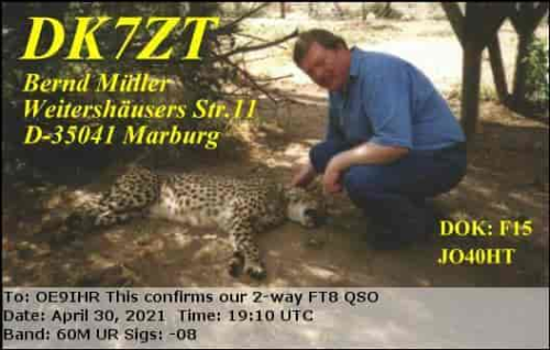 Callsign=DK7ZT VisitorCallsign=OE9IHR QSODate=2021-04-30 19 10 00 0 Band=60M Mode=FT8