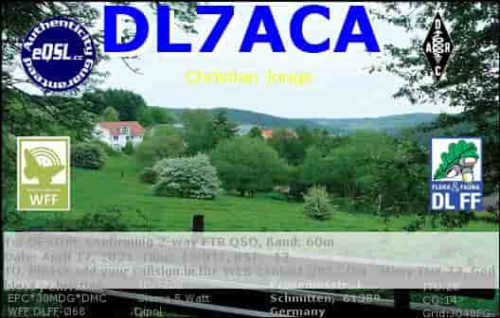 Callsign=DL7ACA VisitorCallsign=OE9IHR QSODate=2021-04-17 19 01 00 0 Band=60m Mode=FT8