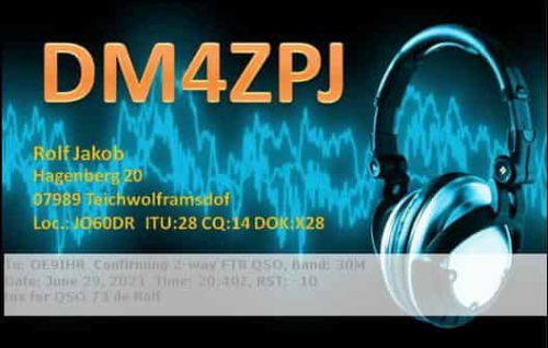 Callsign=DM4ZPJ VisitorCallsign=OE9IHR QSODate=2021-06-29 20 40 00 0 Band=30M Mode=FT8