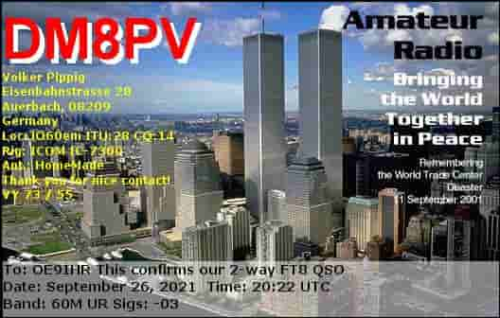 Callsign=DM8PV VisitorCallsign=OE9IHR QSODate=2021-09-26 20 22 00 0 Band=60M Mode=FT8
