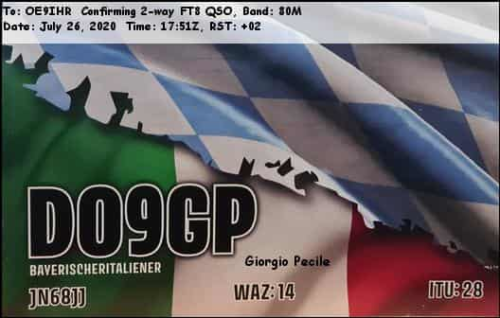 Callsign=DO9GP VisitorCallsign=OE9IHR QSODate=2020-07-26 17 51 00 0 Band=80M Mode=FT8