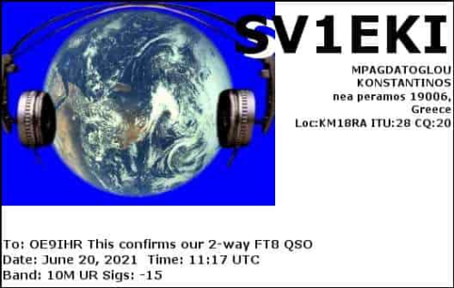 Callsign=SV1EKI VisitorCallsign=OE9IHR QSODate=2021-06-20 11 17 00 0 Band=10M Mode=FT8