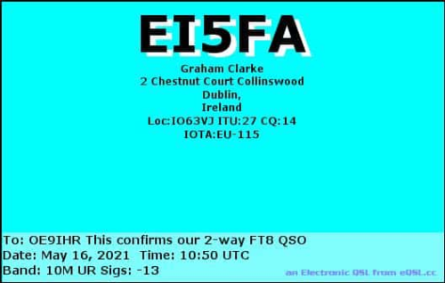 Callsign=ei5fa VisitorCallsign=OE9IHR QSODate=2021-05-16 10 50 00 0 Band=10M Mode=FT8