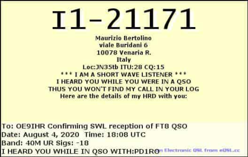Callsign=I1-21171 VisitorCallsign=OE9IHR QSODate=2020-08-04 18 08 00 0 Band=40M Mode=FT8