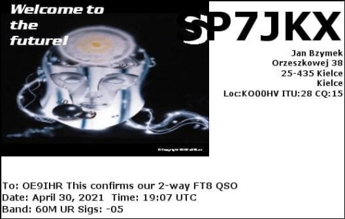 Callsign=SP7JKX VisitorCallsign=OE9IHR QSODate=2021-04-30 19 07 00 0 Band=60M Mode=FT8