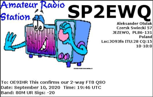 Callsign=sp2ewq VisitorCallsign=OE9IHR QSODate=2020-09-10 19 46 00 0 Band=80M Mode=FT8