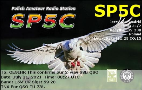 Callsign=sp5c VisitorCallsign=OE9IHR QSODate=2021-07-11 08 27 00 0 Band=15M Mode=SSB