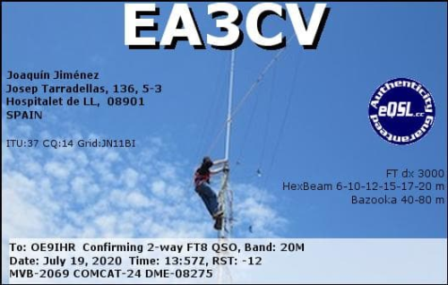Callsign=EA3CV VisitorCallsign=OE9IHR QSODate=2020-07-19 13 57 00 0 Band=20M Mode=FT8