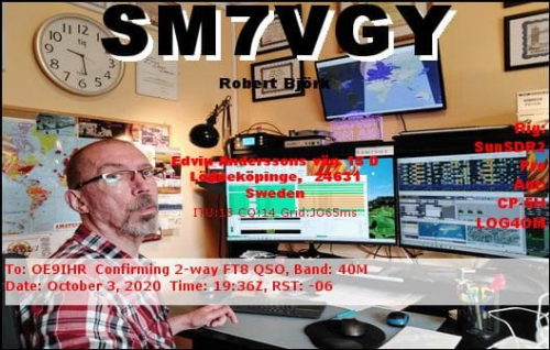 Callsign=SM7VGY VisitorCallsign=OE9IHR QSODate=2020-10-03 19 36 00 0 Band=40M Mode=FT8