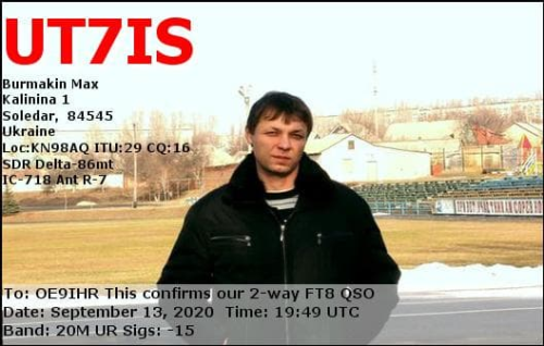 Callsign=ut7is VisitorCallsign=OE9IHR QSODate=2020-09-13 19 49 00 0 Band=20M Mode=FT8